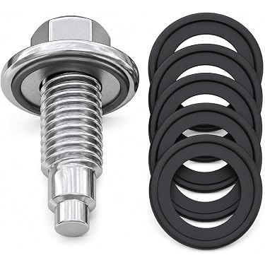 Amazon.com: 3pc Plastic Oil Drain Plug O-Ring KX6Z-6730-B